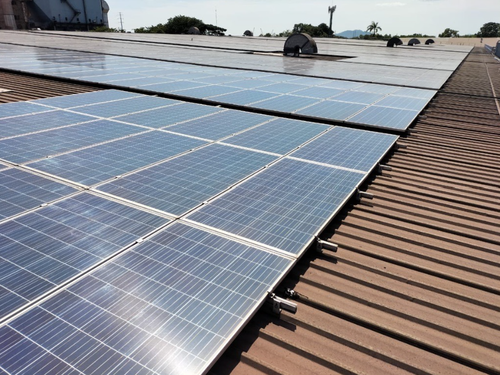 Solar panel penfabric