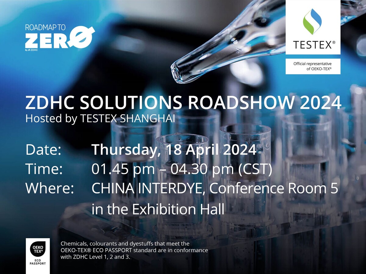 ZDHC solutions roadshow shanghai interdye